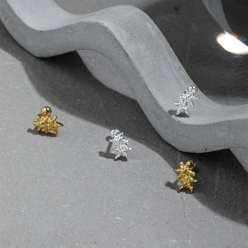 Amebelle® - Textured Starfish Earrings