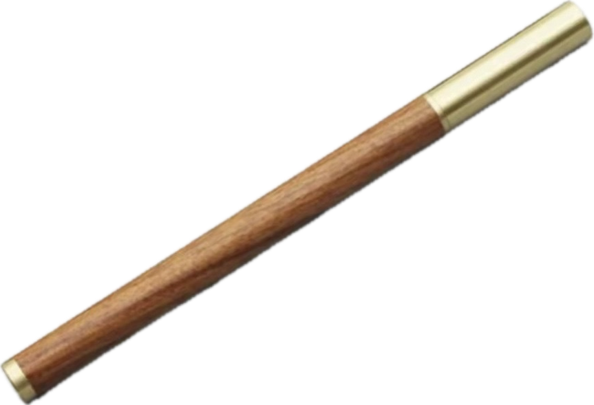 Born To Love Wood™ - 手工木+黃銅筆