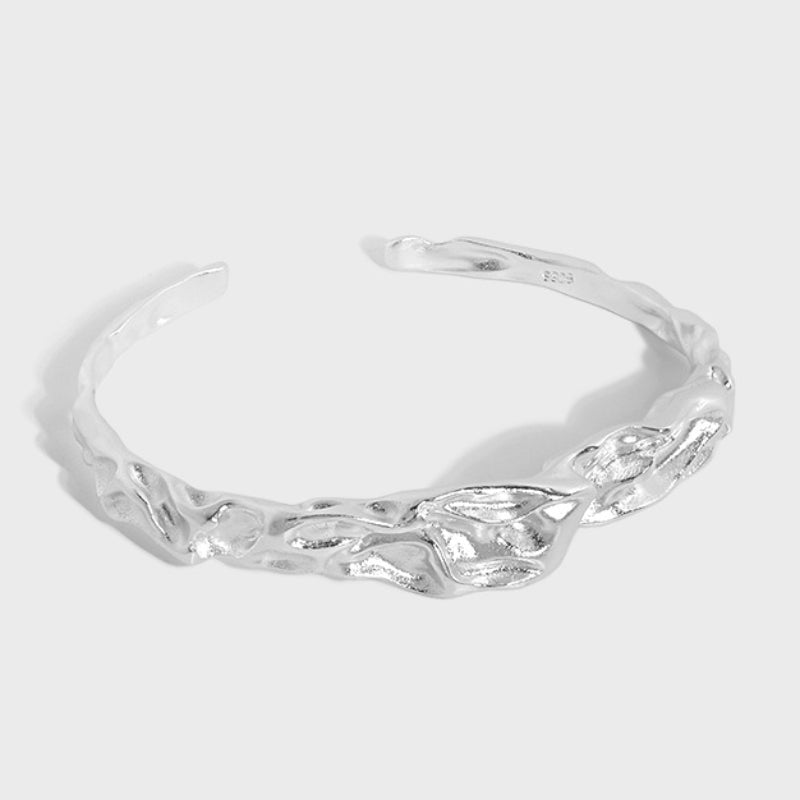 Amebelle® - Textured Rock BOLD Statement Bangle