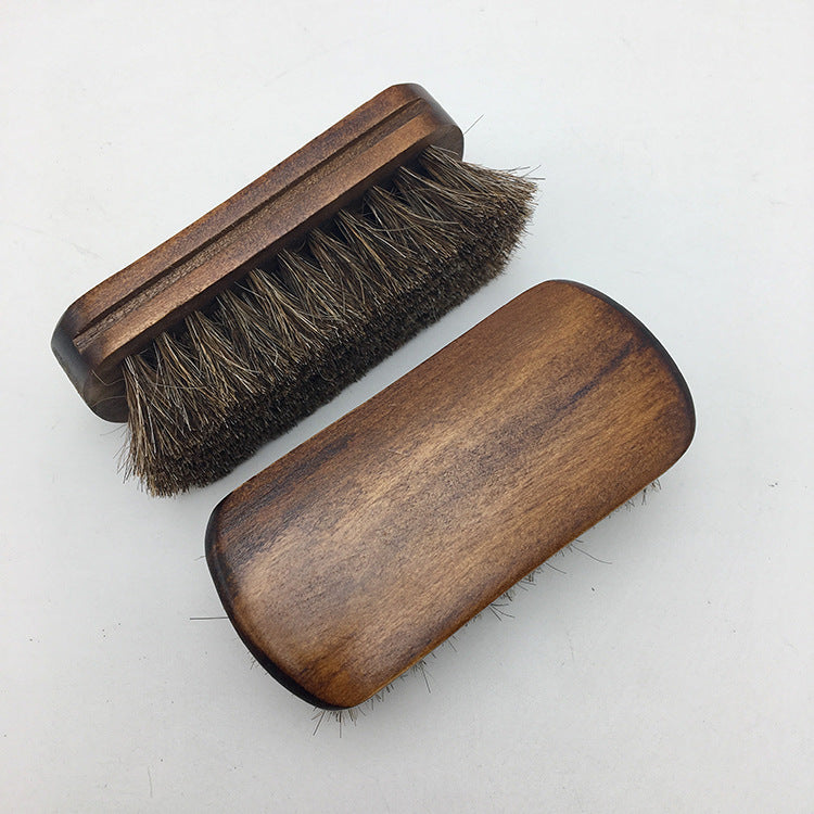 Horse Hair Leather Brush