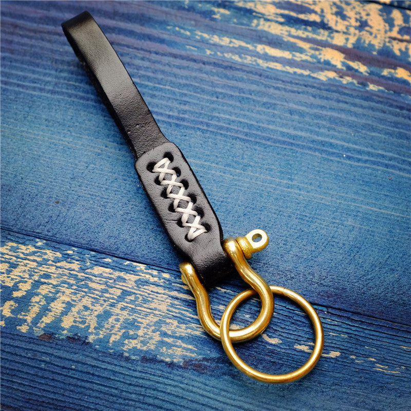 Straits Supply™ - Davis Leather Keychain