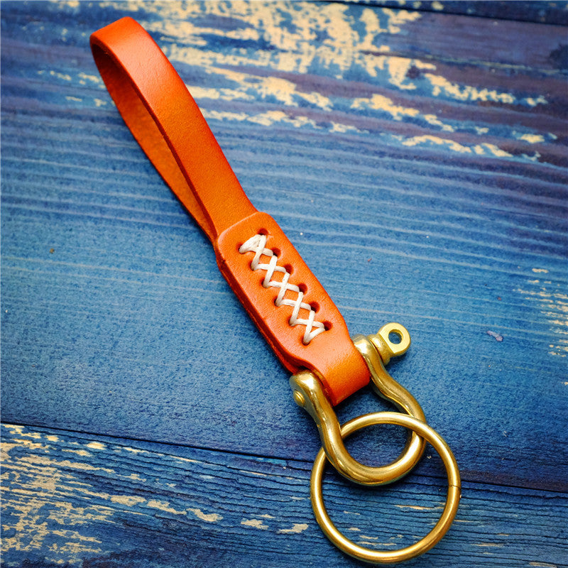 Straits Supply™ - Davis Leather Keychain