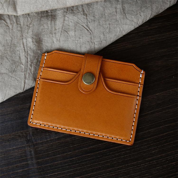 Straits Supply™ - Card Case Wallet w/Snap Closure