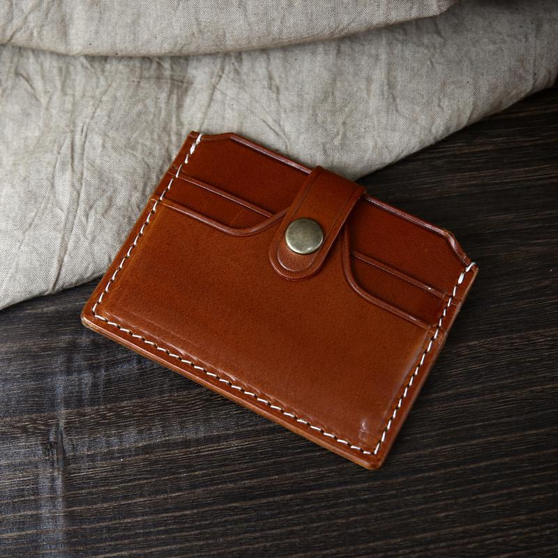 Straits Supply™ - Card Case Wallet w/Snap Closure