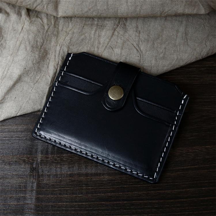 Straits Supply™ - Card Case Wallet w/Snap Closure