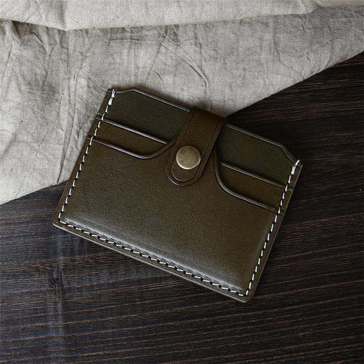 Straits Supply™ - Card Case Wallet w/Snap Closure