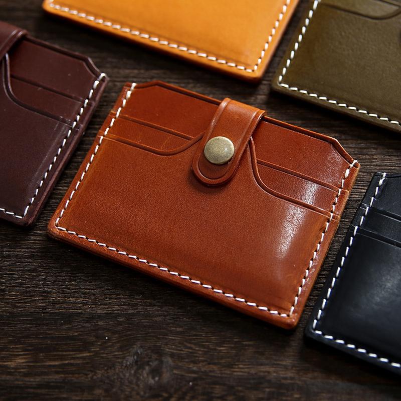 Straits Supply™ - Card Case Wallet w/Snap Closure