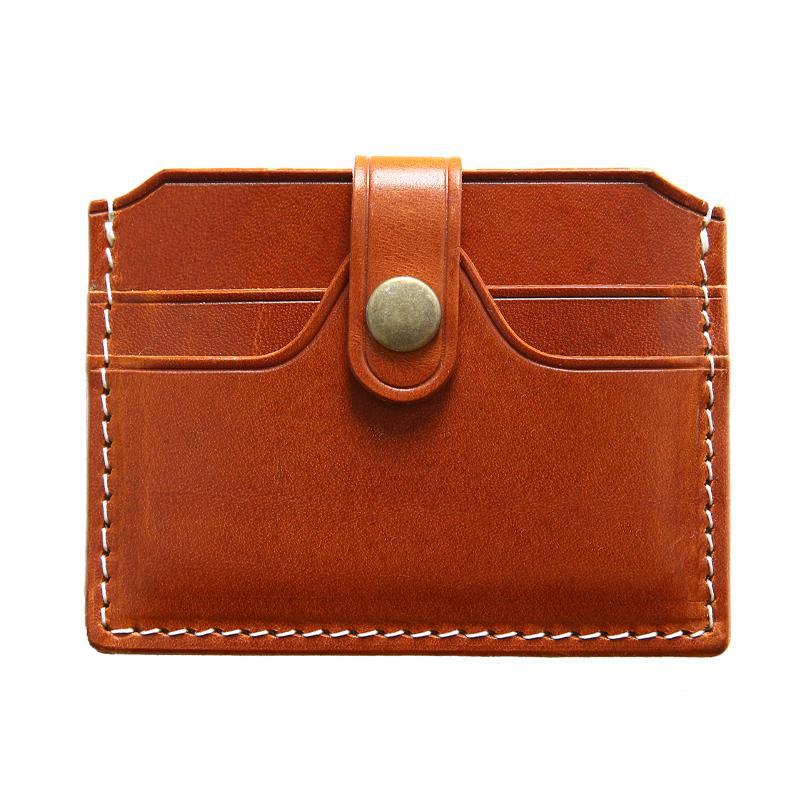 Straits Supply™ - Card Case Wallet w/Snap Closure