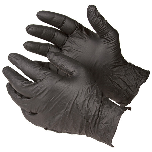 Black Vinyl/Nitrile Gloves