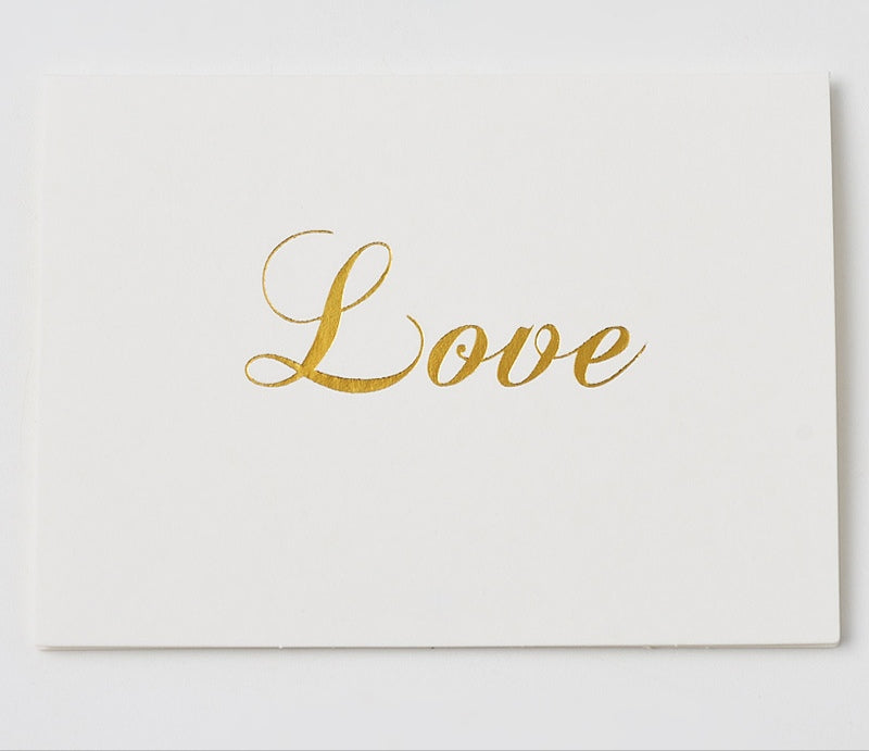 Minimalist Greeting Cards (Hand-stamped)