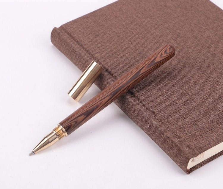 Born To Love Wood™ - 手工木+黃銅筆