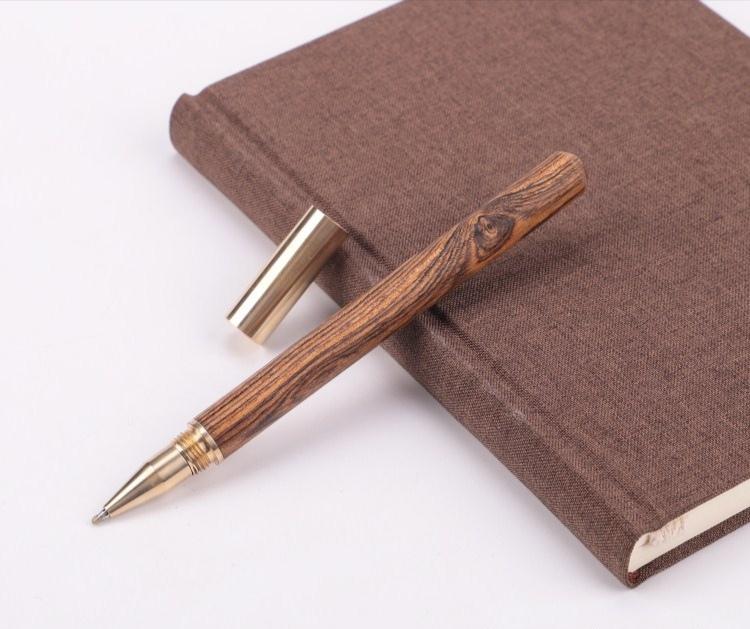 Born To Love Wood™ - 手工木+黃銅筆