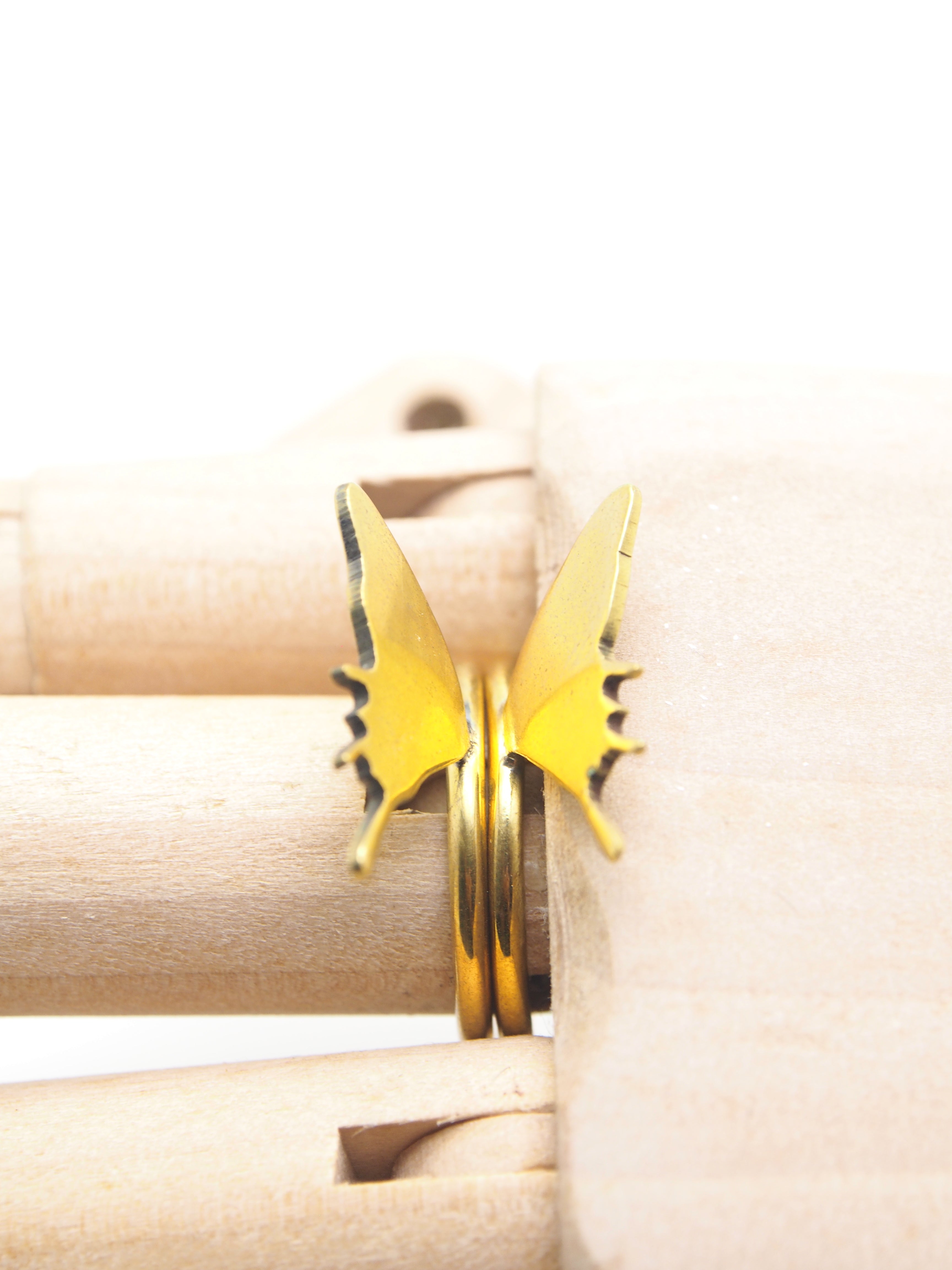 Hansel & Smith - Butterfly (Extended Wings) 2pc Stack Ring