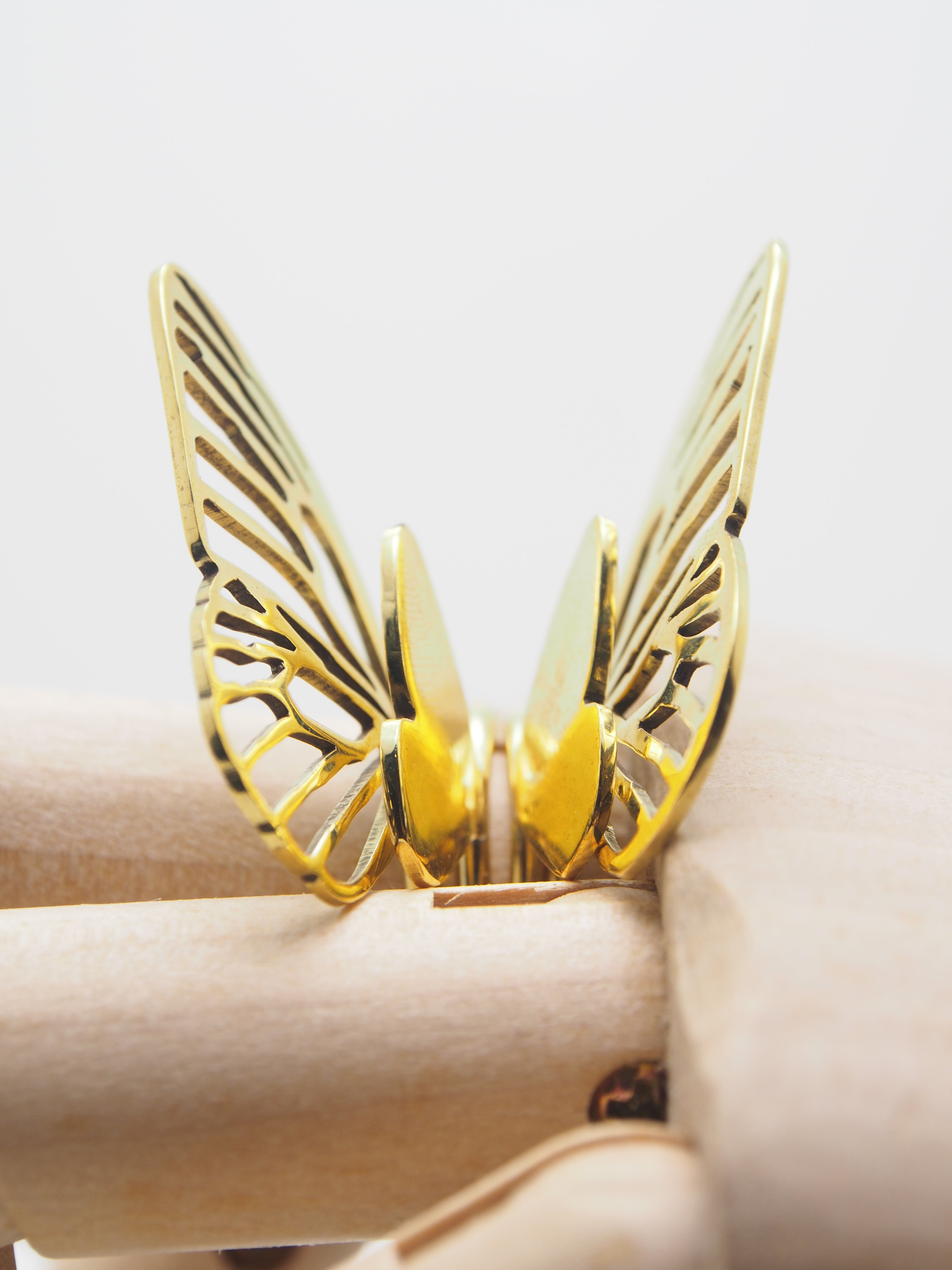 Hansel & Smith - Butterfly 2pc Stack Ring