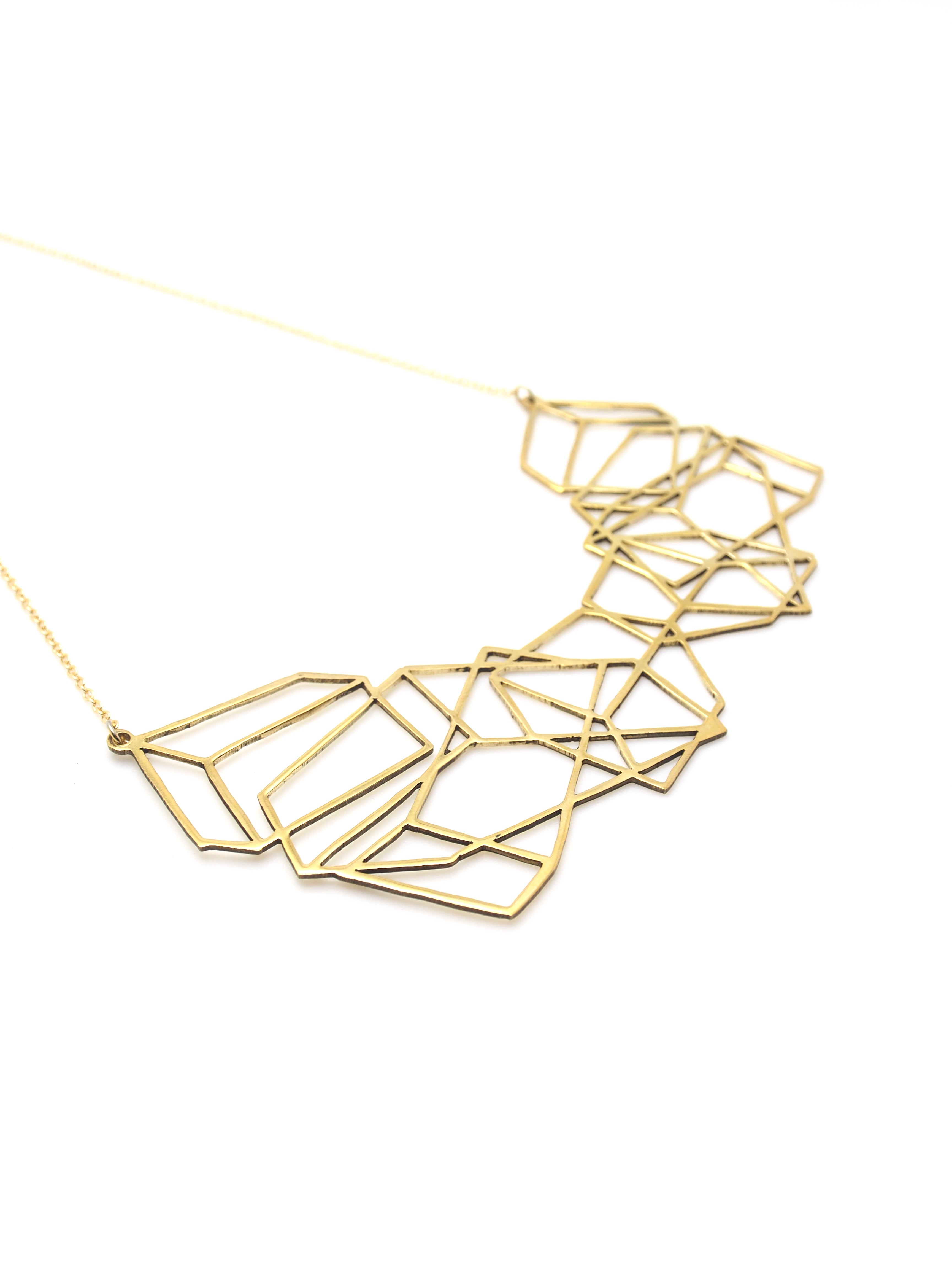 Hansel & Smith - Geometric Random Box Necklace