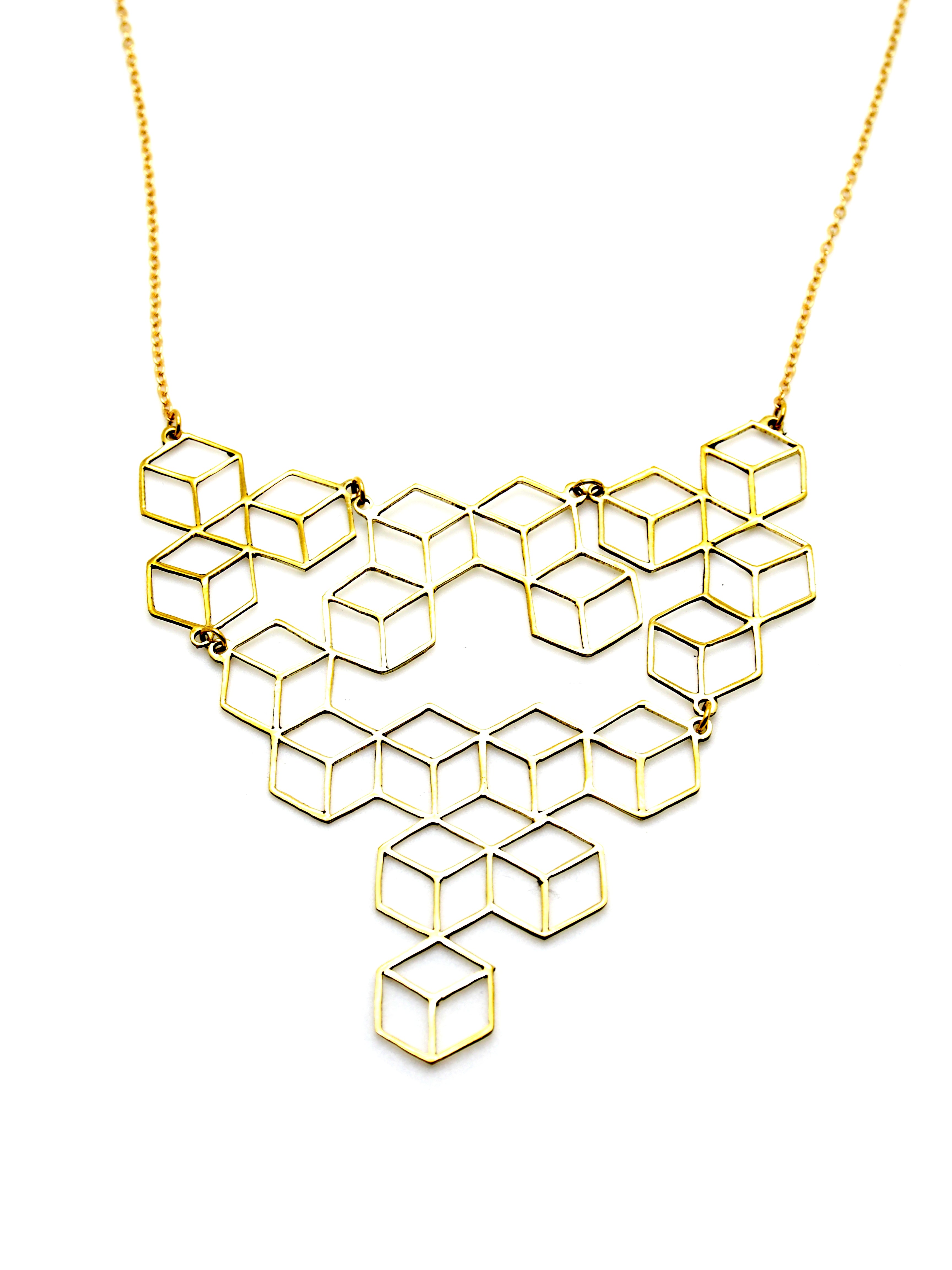 Hansel & Smith - Tetris Medium Necklace