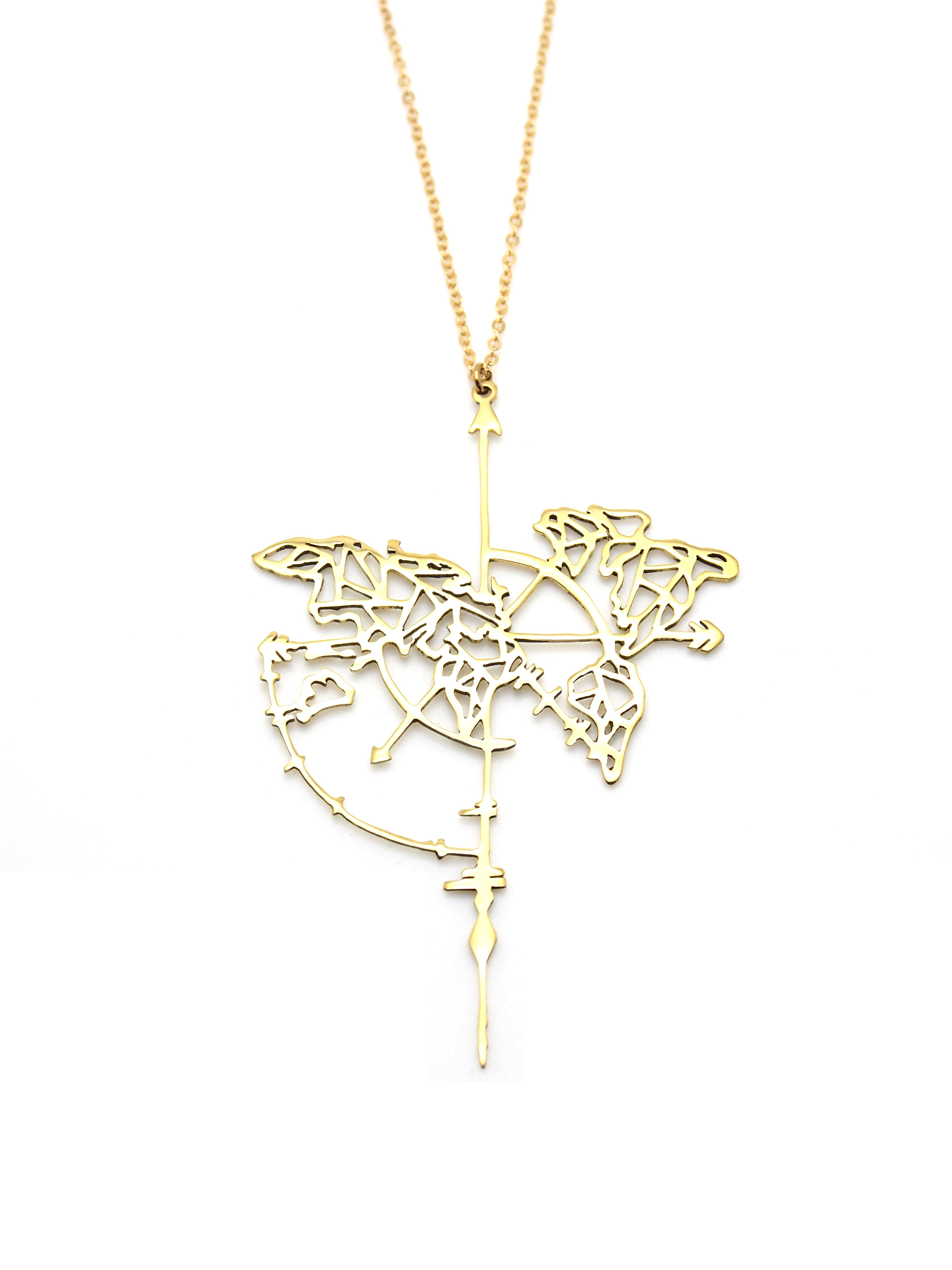 Hansel & Smith - Map Necklace
