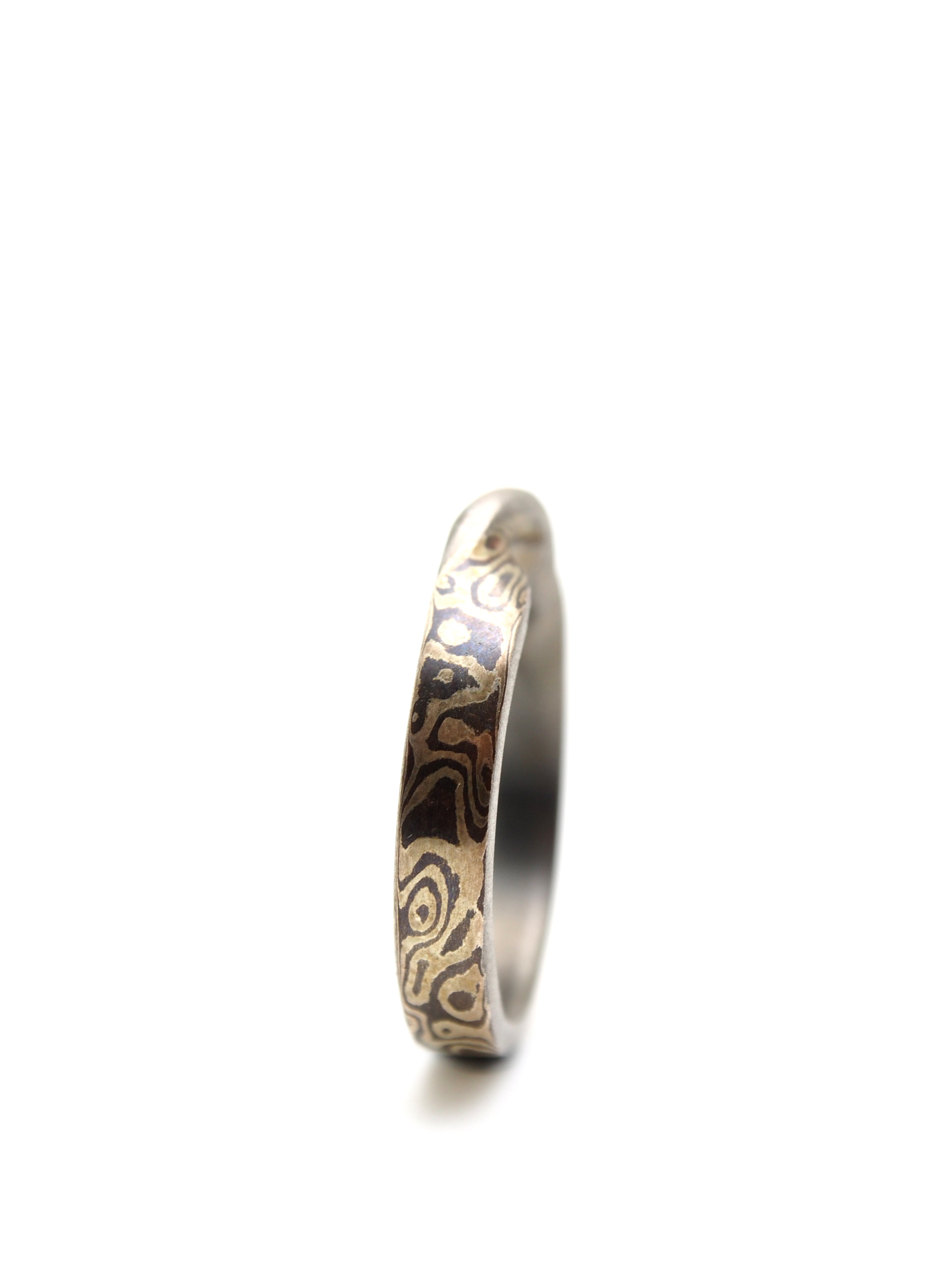 Mokumegane Twisted Ring (4mm)