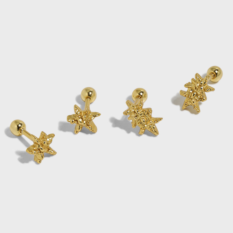 Amebelle® - Textured Starfish Earrings