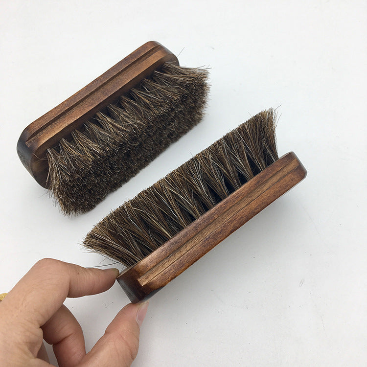 Horse Hair Leather Brush