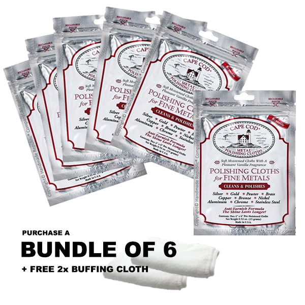 Cape Cod® Polish - Standard Foil Pack (Bundle of 6)