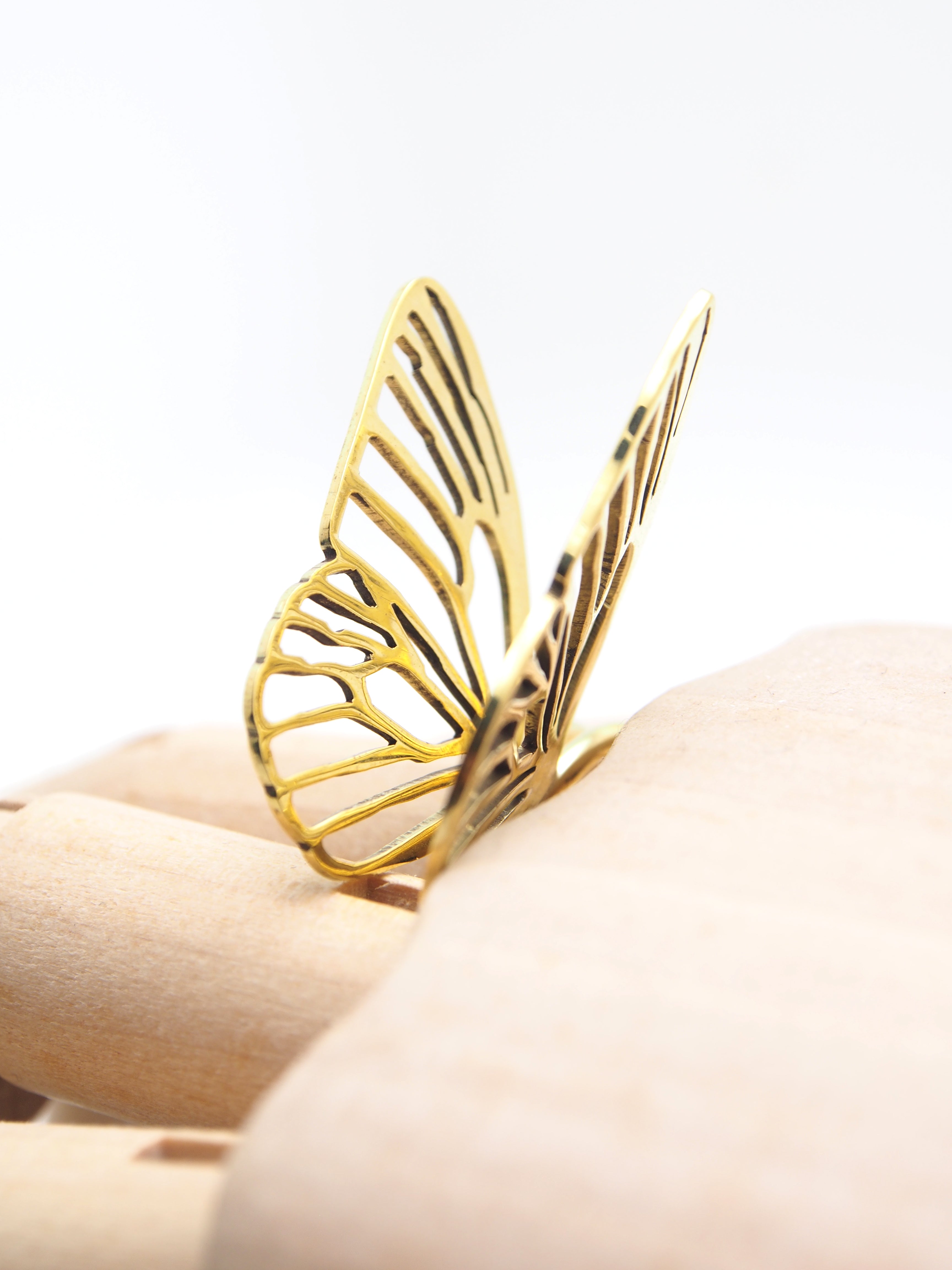 Hansel & Smith - Butterfly 2pc Stack Ring