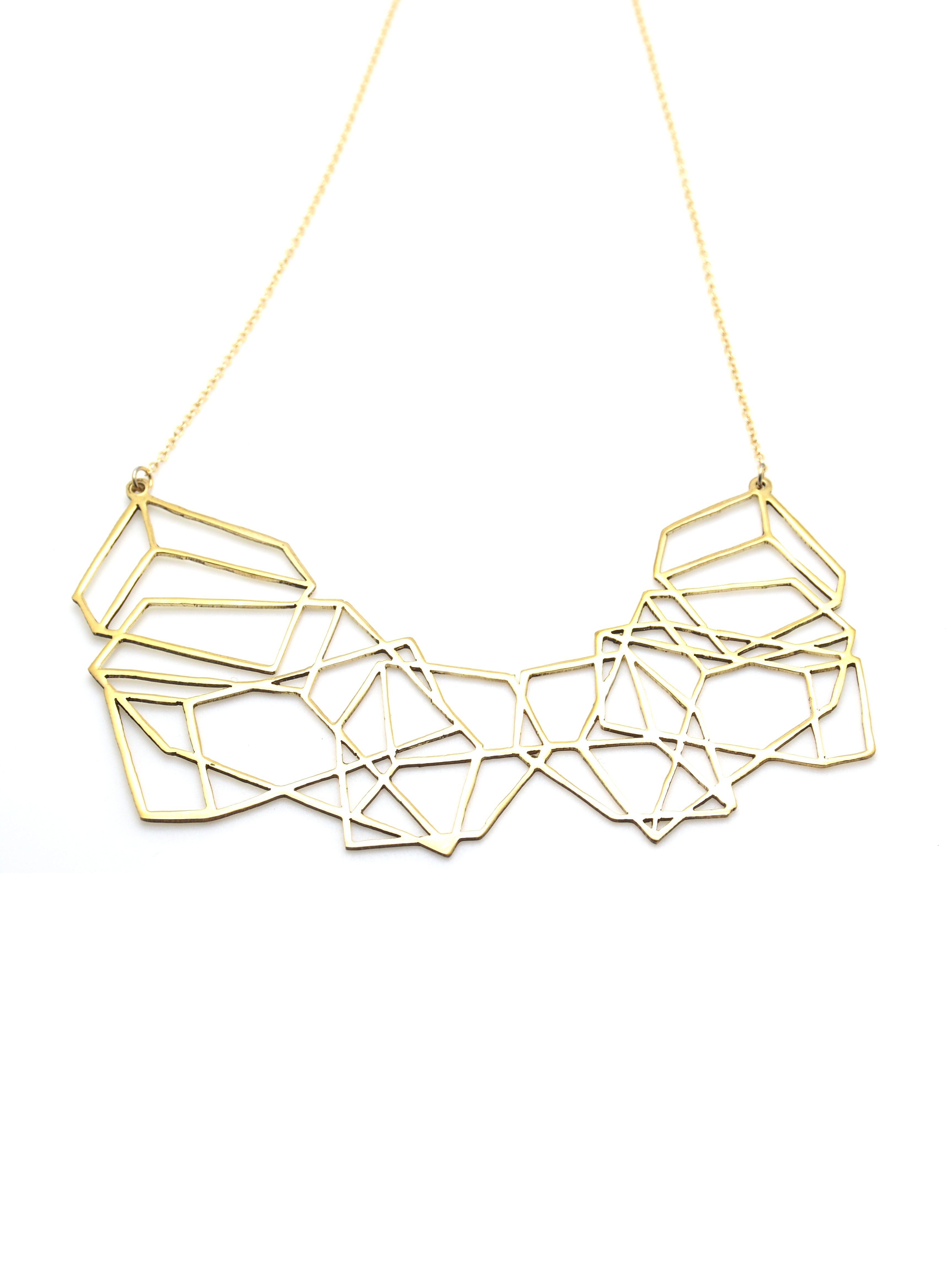 Hansel & Smith - Geometric Random Box Necklace