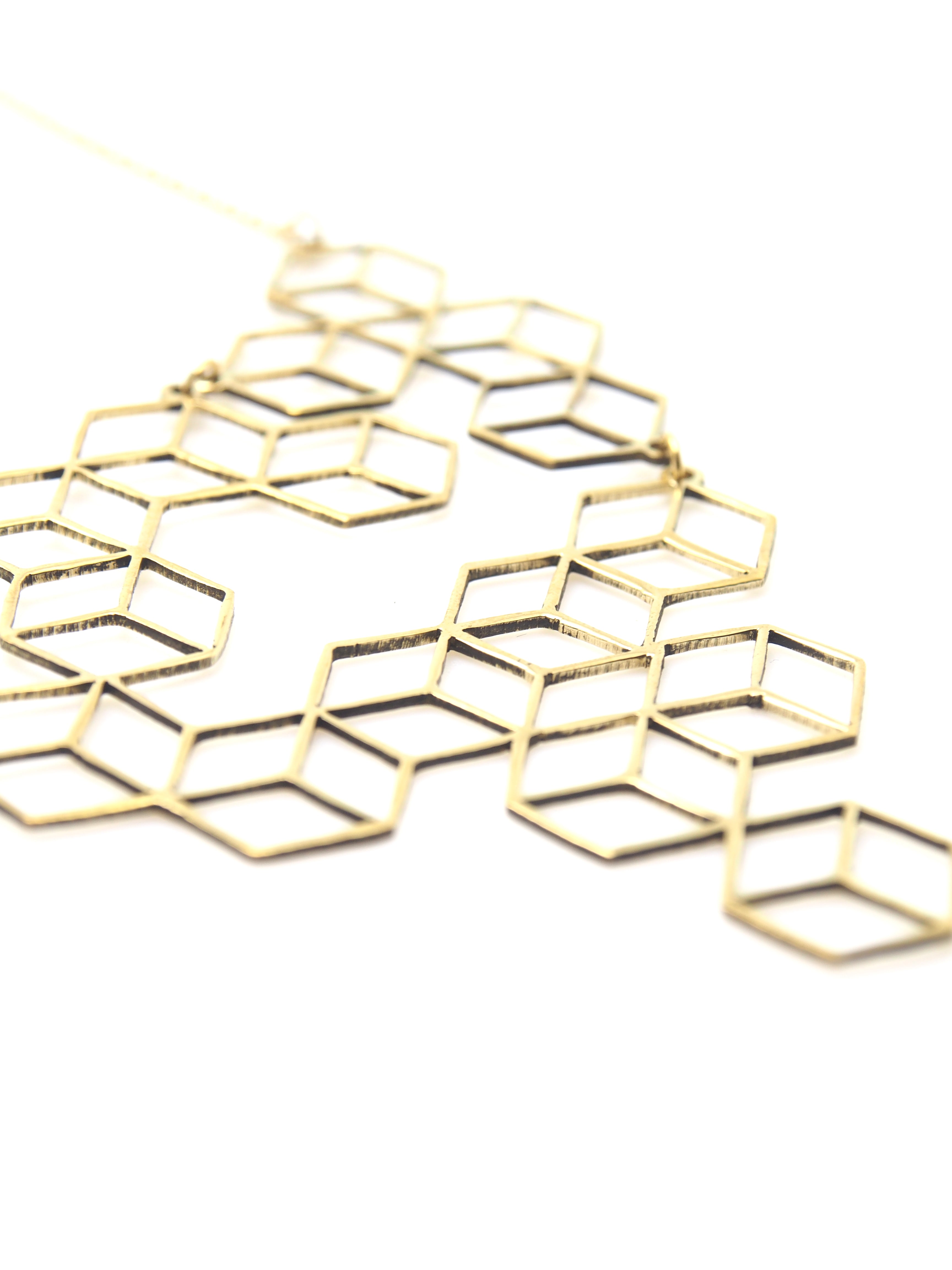 Hansel & Smith - Tetris Medium Necklace
