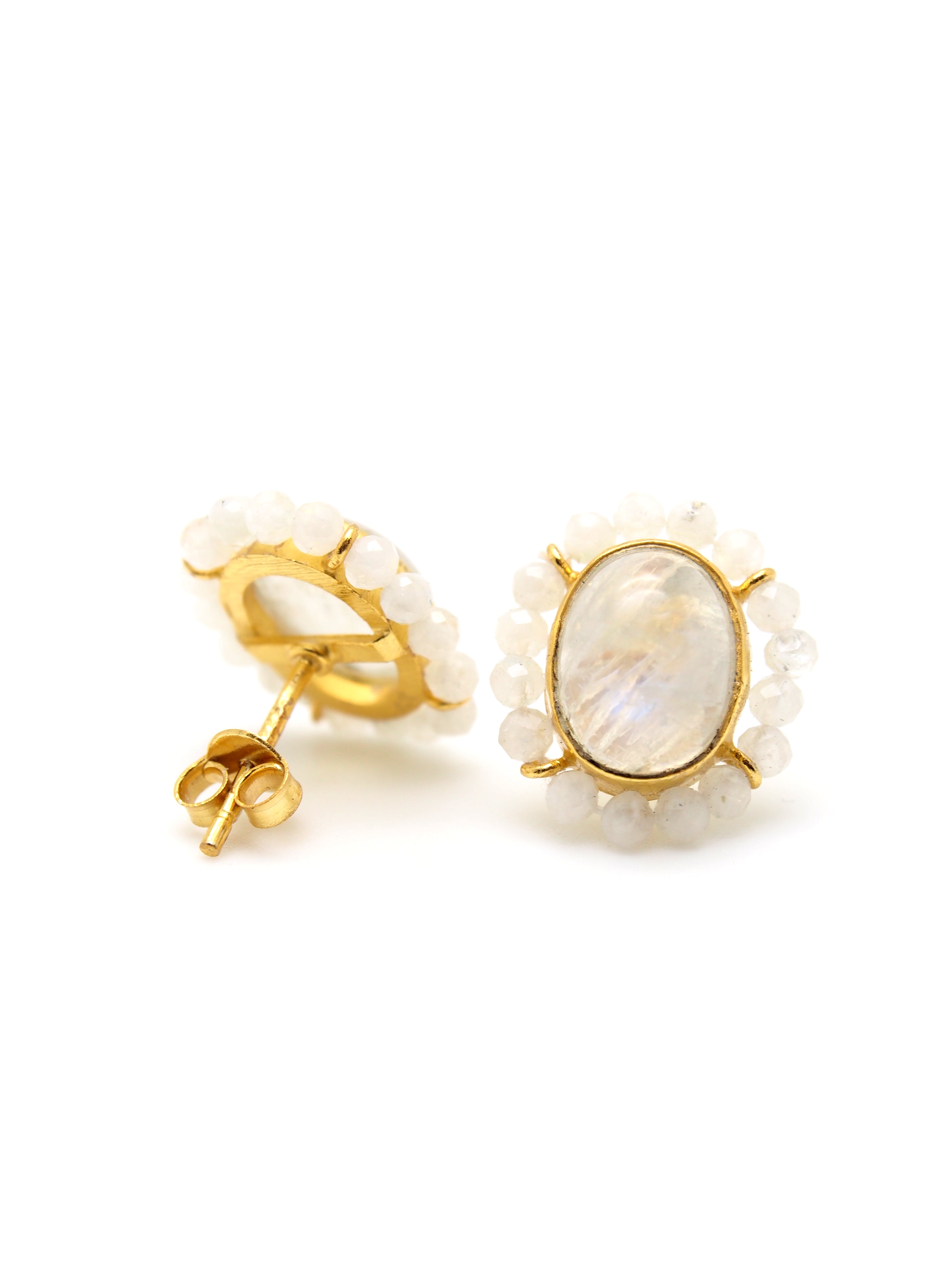 Amebelle® - Maddalyn Moonstone Earring