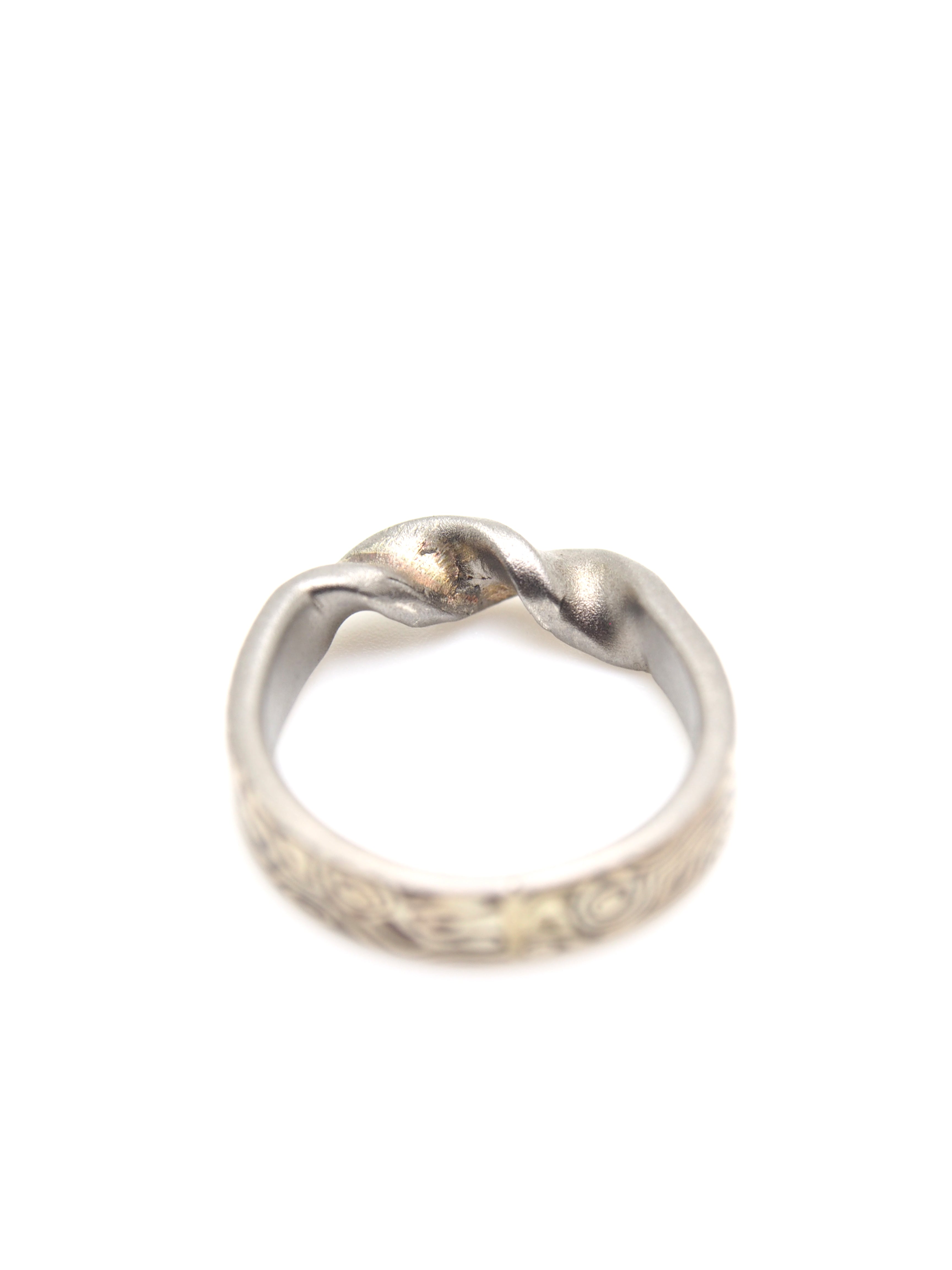 Mokumegane Twisted Ring (4mm)
